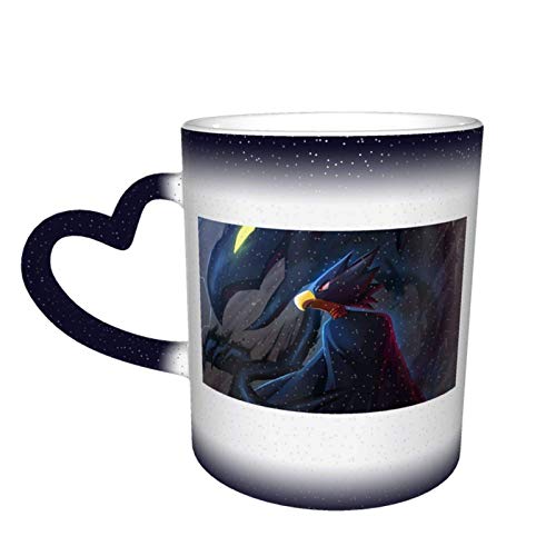 Kreative Verfärbung Keramiktasse My Hero Academia Tokoyami Fumikage lustiges Geschenk Keramik Keramik Tasse lustiges Geschenk - weiß Kreative Verfärbung Keramiktasse My Hero Academia Tokoyami Fumikage lustiges Geschenk Keramik Keramik Tasse lustiges Geschenk - weiß von KINGAM