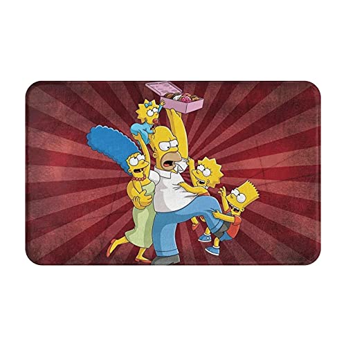 Simpson Bart Teppich Dekoration Fußmatte Anti-Rutsch Badezimmer Matten Indoor Outdoor Haushalt Boden Wohnzimmer Schlafzimmer Türmatte 49,5 x 80,9 cm Simpson Bart Teppich Dekoration Fußmatte Anti-Rutsch Badezimmer Matten Indoor Outdoor Haushalt Boden Wohnzimmer Schlafzimmer Türmatte 49,5 x 80,9 cm von KINGAM