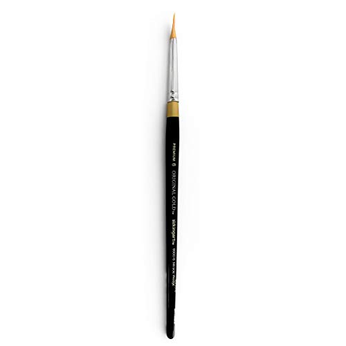 KINGART Premium Original Gold 9900-6 Miracle Wedge TRI Brush Series Künstlerpinsel, goldenes Taklon-Kunsthaar, kurzer Griff, für Acryl-, Aquarell-, Öl- und Gouache-Malerei, Größe 6 KINGART Premium Original Gold 9900-6 Miracle Wedge TRI Brush Series Künstlerpinsel, goldenes Taklon-Kunsthaar, kurzer Griff, für Acryl-, Aquarell-, Öl- und Gouache-Malerei, Größe 6 von KINGART