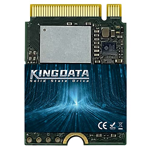 KINGDATA M.2 2230 SSD 256GB PCIe NVMe Gen 4.0X4 Internal Solid State Drive für PS5 Steam Deck, Microsoft Surface, Ultrabook, Laptop, Desktop (M.2 2230 PCIe 4.0, 256GB) von KINGDATA