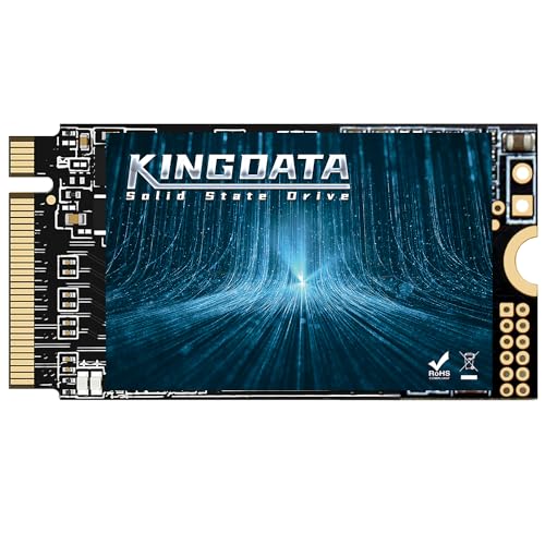 KINGDATA M.2 2242 SSD 1TB NVMe PCIe Gen3 x 4 Internal Solid State Drive, 3D NAND TLC, Gaming SSD, R/W Speed up to 2200MB/s and 1800MB/s (M.2 2242 PCIe, 1TB) von KINGDATA