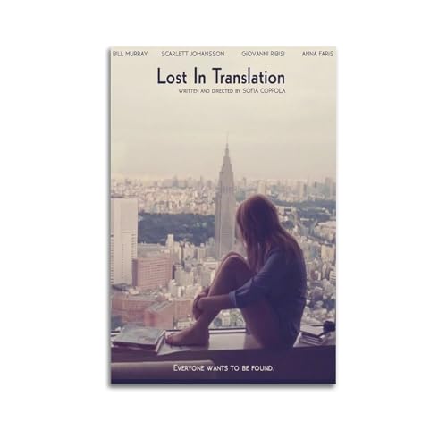 KINGGHYLL Lost in Translation Poster, dekoratives Gemälde, Leinwandposter, Wandkunst, Wohnzimmer-Dekor, modernes ästhetisches Poster, 30 x 45 cm, ungerahmter Stil KINGGHYLL Lost in Translation Poster, dekoratives Gemälde, Leinwandposter, Wandkunst, Wohnzimmer-Dekor, modernes ästhetisches Poster, 30 x 45 cm, ungerahmter Stil von KINGGHYLL