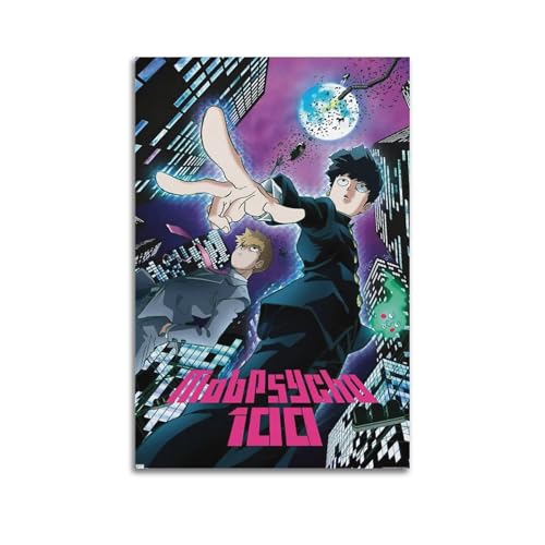 KINGGHYLL Mob Psycho 100 Poster, dekoratives Gemälde, Leinwandposter, Wandkunst, Wohnzimmer-Dekor, modernes ästhetisches Poster, 30 x 45 cm, ungerahmter Stil KINGGHYLL Mob Psycho 100 Poster, dekoratives Gemälde, Leinwandposter, Wandkunst, Wohnzimmer-Dekor, modernes ästhetisches Poster, 30 x 45 cm, ungerahmter Stil von KINGGHYLL