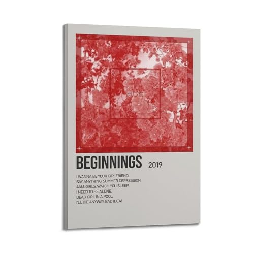 KINGGHYLL Poster "Girl in Red Album Beginnings", dekoratives Gemälde, Leinwandposter, Wandkunst, Wohnzimmer-Dekor, modernes ästhetisches Poster, 40 x 60 cm, Rahmenstil KINGGHYLL Poster "Girl in Red Album Beginnings", dekoratives Gemälde, Leinwandposter, Wandkunst, Wohnzimmer-Dekor, modernes ästhetisches Poster, 40 x 60 cm, Rahmenstil von KINGGHYLL