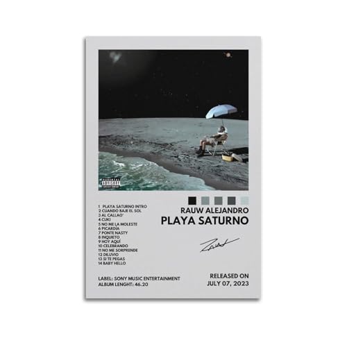 KINGGHYLL Rauw Alejandro Album Playa Saturno Poster, dekoratives Gemälde, Leinwandposter, Wandkunst, Wohnzimmerdekoration, modernes ästhetisches Poster, 30 x 45 cm, ungerahmter Stil KINGGHYLL Rauw Alejandro Album Playa Saturno Poster, dekoratives Gemälde, Leinwandposter, Wandkunst, Wohnzimmerdekoration, modernes ästhetisches Poster, 30 x 45 cm, ungerahmter Stil von KINGGHYLL