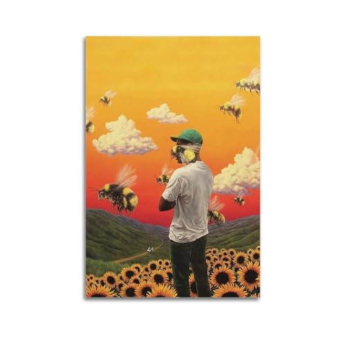 KINGGHYLL Tyler Poster, Motiv: Der Schöpfer, Blumenjunge, dekoratives Gemälde, Leinwandposter, Wandkunst, Wohnzimmer-Dekor, modernes ästhetisches Poster, 40 x 60 cm, ungerahmter Stil KINGGHYLL Tyler Poster, Motiv: Der Schöpfer, Blumenjunge, dekoratives Gemälde, Leinwandposter, Wandkunst, Wohnzimmer-Dekor, modernes ästhetisches Poster, 40 x 60 cm, ungerahmter Stil von KINGGHYLL