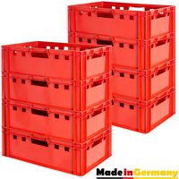 Fleischkiste E2 Fleischkiste Rot Fleischerkiste Fleischkisten Kiste Fleischkiste Eurobox Lebensmittelecht 60 x 40 Metzgerkiste Auswahl Kingpower von KINGPOWER