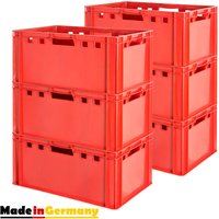 Kingpower - Fleischkiste E3 Fleischkiste Rot Fleischerkiste Fleischkisten Kiste Fleischkiste Eurobox Lebensmittelecht 60 x 40 Metzgerkiste Auswahl von KINGPOWER