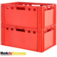 Kingpower - Fleischkiste E3 Fleischkiste Rot Fleischerkiste Fleischkisten Kiste Fleischkiste Eurobox Lebensmittelecht 60 x 40 Metzgerkiste Auswahl von KINGPOWER