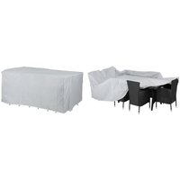 Schutzhülle Abdeckung Sitzgruppe Abdeckplane 420D Oxford Gartenmöbel Sitzgruppe 8+1 - Kingsleeve von KINGSLEEVE