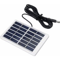 Kingso - 5W 6V Solarpanel mit 3m Kabel Solarstrom Solarpanel Polysilizium Schwarz Solarpanel Hasaki von KINGSO