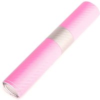 Auto Auto Fahrzeug diy 3D Kohlefaser Vinyl Car Wrap Roll Film Aufkleber Aufkleber 8 Farben (Pink, 5x200cm) Hasaki von KINGSO