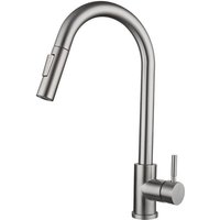 Kingso - Mischbatterie Smart Touch Küchenspüle Wasserhahn mit herausziehbarer Brause Bewegungssensor Kalt- und Heißmischbatterie SUS304-Edelstahl Kingso - Mischbatterie Smart Touch Küchenspüle Wasserhahn mit herausziehbarer Brause Bewegungssensor Kalt- und Heißmischbatterie SUS304-Edelstahl von KINGSO