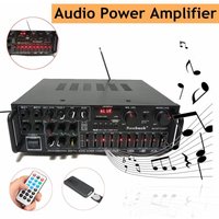 Stereolautsprecher Leistungsverstärker Bluetooth 2.0 HiFi-Audiounterstützung 4 Mikrofone mit Fernbedienung Coxolo Hasaki von KINGSO
