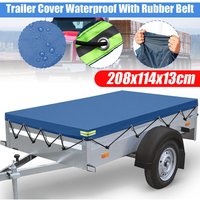 Trailer Cover Wasserdichter Staubschutz mit elastischer Kabeldurchführung 208x114x13cm Blau Hasaki Trailer Cover Wasserdichter Staubschutz mit elastischer Kabeldurchführung 208x114x13cm Blau Hasaki von KINGSO