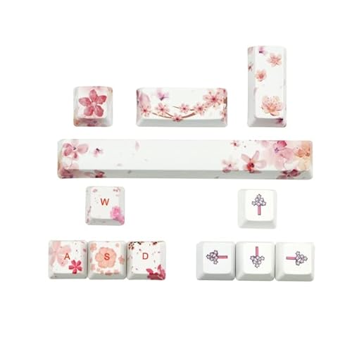 KINHA PBT Fünf Seiten Farbstoff-Tastenkappe Leertaste 6,25U ESC Entre WASD Richtung Taste OEM Profil Tastenkappen für DIY mechanische Tastatur von KINHA