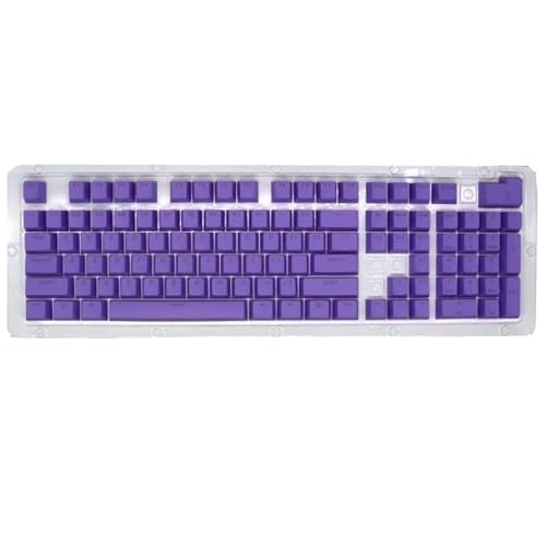 PBT 104 Tasten Keycaps OME Höhe Tastenkappen-Set Farbe Ersatz Einfarbig Tastatur Schalter Tastenkappen Hintergrundbeleuchtung Tastenkappen von KINHA