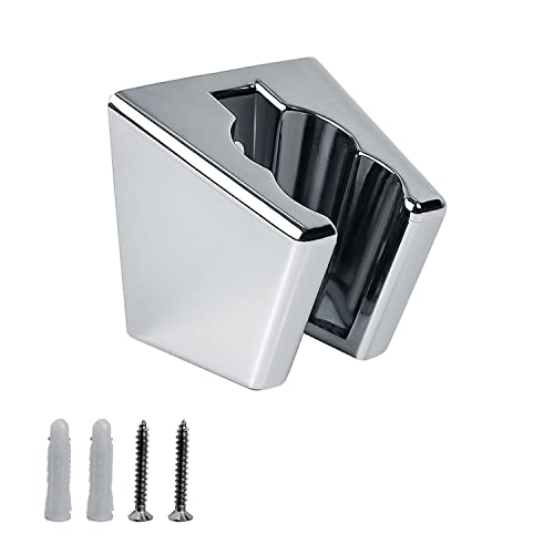 KINHARD Duschkopfhalterung - Universelle Duschhalterung丨Doppelter Schlitz Verstellbare Duschbrause Halterung, Silber Duschkopfhalter für Eine Breite Palette von Duschköpfen von KINHARD