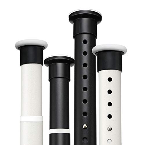 KINLO 260-310cm Duschvorhangstange ohne Bohren Teleskopstange verstellbare Mattschwarz aus Edelstahl Duschstange Gardinenstange Kleiderstange Gardinen für Dusche und Badewanne KINLO 260-310cm Duschvorhangstange ohne Bohren Teleskopstange verstellbare Mattschwarz aus Edelstahl Duschstange Gardinenstange Kleiderstange Gardinen für Dusche und Badewanne von KINLO