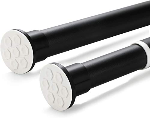 KINLO Duschvorhangstange ohne Bohren 310-360cm verstellbare Teleskopstange aus Edelstahl Mattschwarz Gardinenstange Duschstange Kleiderstange für Gardinen Dusche Badewanne KINLO Duschvorhangstange ohne Bohren 310-360cm verstellbare Teleskopstange aus Edelstahl Mattschwarz Gardinenstange Duschstange Kleiderstange für Gardinen Dusche Badewanne von KINLO