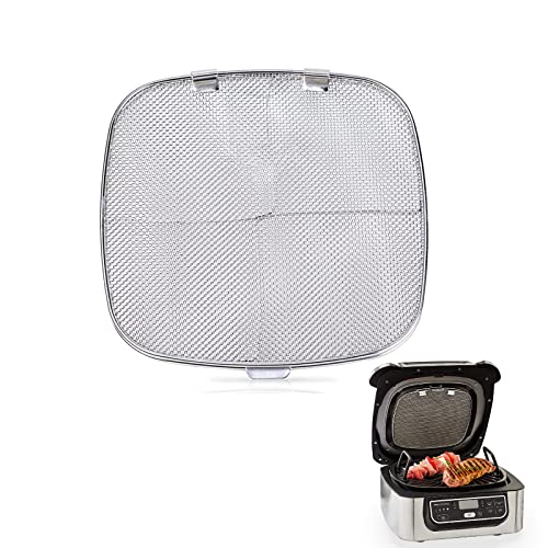 KINLYBO Ersatz-Spritzschutz aus Edelstahl für Ninja Foodi AG301, feines Netz-Spritzschutz, Zubehör für Ninja Foodi AG300, AG300C, AG301C, AG302, AG400 Indoor-Grill von KINLYBO