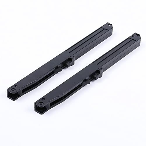 KINMADE 2 x Schiebetüren mit sanftem Schließmechanismus, Federpuffer, verbesserte lochfreie Version, passend für Einzeltür, Gewicht 31,8–72,6 kg von KINMADE