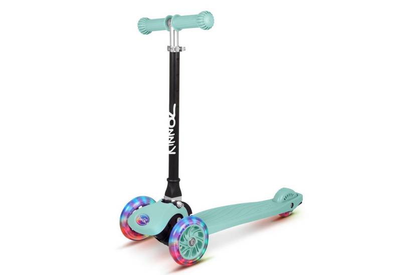 KINNAZ Dreiradscooter Kinderroller ab 3 Jahre, LED, faltbar, Premium, Roller Kinder 4 Jahre, (Kinderroller, kinnaz ONE), Händler aus Hamburg von KINNAZ