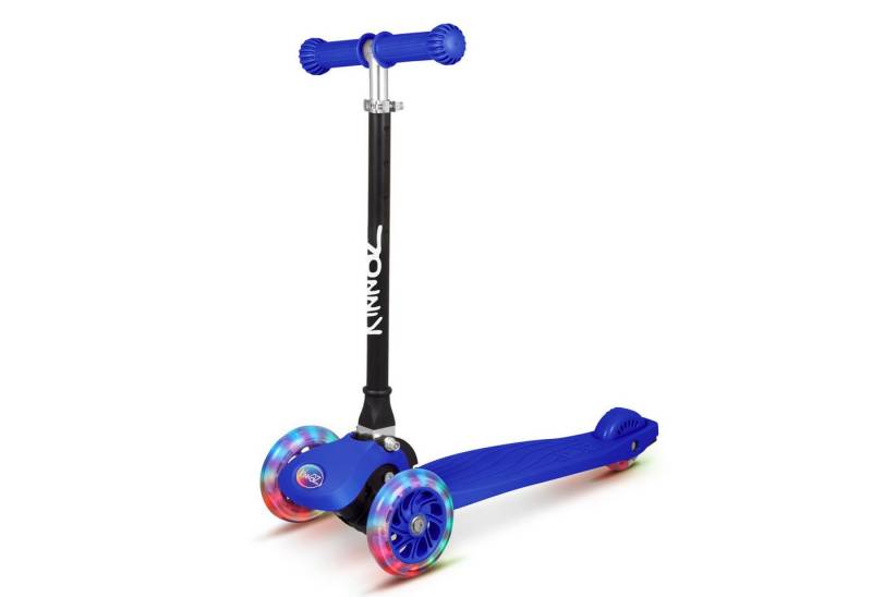 KINNAZ Dreiradscooter Kinderroller ab 3 Jahre, LED, faltbar, Premium, Roller Kinder 4 Jahre, (Kinderroller, kinnaz ONE), Händler aus Hamburg von KINNAZ