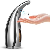 Kinsi - Automatischer Seifenspender, mit Sensor, IPX6 Wasserdicht, (Silber- 300ml) von KINSI