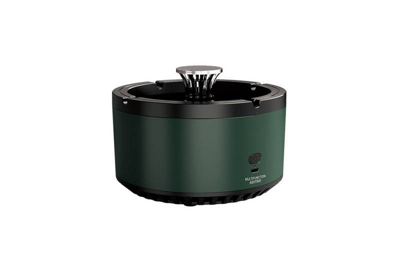 KINSI Aschenbecher Aschenbecher-Luftreiniger, hohe Lebensdauer, zersetzt Gerüche, Abnehmbare und abwaschbare Konstruktion, 500MAH Lithium-Batterie von KINSI