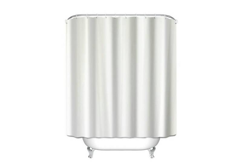 KINSI Duschrollo Schlichter Duschvorhang,Verdickter Polyester-Duschvorhang,180x180cm Breite 180 cm, wasserdicht, mit Kunststoffhaken KINSI Duschrollo Schlichter Duschvorhang,Verdickter Polyester-Duschvorhang,180x180cm Breite 180 cm, wasserdicht, mit Kunststoffhaken von KINSI