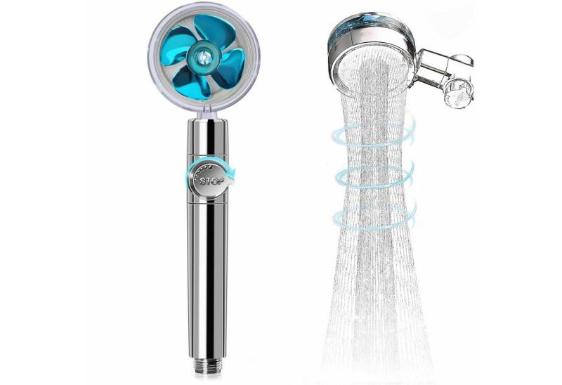 KINSI Handbrause Kompfort Duschkopf, Flexible Sprinklerköpfe, Starke Booster-Köpfe, Bad-Accessoires, Abnehmbarer Turbo-Hochdruck-Duschkopf KINSI Handbrause Kompfort Duschkopf, Flexible Sprinklerköpfe, Starke Booster-Köpfe, Bad-Accessoires, Abnehmbarer Turbo-Hochdruck-Duschkopf von KINSI