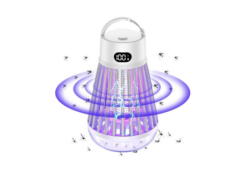 KINSI Insektenvernichter UV Insektenvernichter Lampe,Zieht Mücken effektiv an & beseitigt sie, Auch als Campinglampe nutzbar KINSI Insektenvernichter UV Insektenvernichter Lampe,Zieht Mücken effektiv an & beseitigt sie, Auch als Campinglampe nutzbar von KINSI