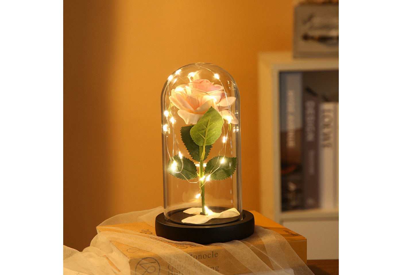 KINSI LED Dekolicht Stimmungslichter,klare LED-Lichter Rosen,Jahrestag,Blumengeschenke von KINSI