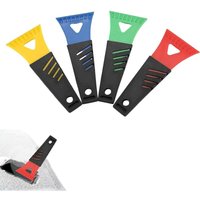 Kinsi - 4 Stk. Auto Eiskratzer- Haltbare und robuste Auto-Schneeschaufel - Multifunktionaler Schneekratzer von KINSI