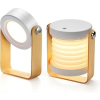 Kinsi - Nachttischlampe, dimmbares Touch-Licht, Nachttischlampe mit sicherem Nachtlicht, tragbarer Nachttisch von KINSI