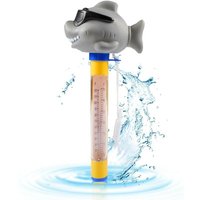 Poolthermometer, Hai Schwimmendes Poolthermometer, Schwimmendes Poolthermometer mit Schnur von KINSI