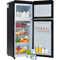 Kinsi - Retro-Kühlschrank. Kühl-Gefrier, 105.5x41cm, mit 92 Liter Gesamtvolumen, 28 Liter Gefriervolumen. -27°C 13°C von KINSI