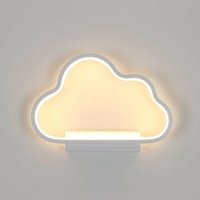 Wandleuchte, weiße moderne LED-Wandleuchte 20 w, (Warmweiß), nicht dimmbar, minimalistisches Design von KINSI