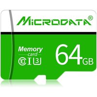 MicroSD 64GB- Geeignet für Überwachungskameras, Fahrrekorder, Mobiltelefone und Tablets von KINSI