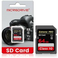 MicroSD 64GB- Geeignet für Überwachungskameras, Fahrrekorder, Mobiltelefone und Tablets von KINSI