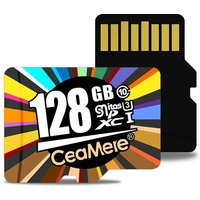 MicroSD 128GB- Geeignet für Überwachungskameras, Fahrrekorder, Mobiltelefone und Tablets von KINSI