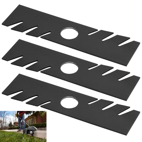 40-002 (20,3 x 5,1 cm) gezahnte Kantenschneiderklinge, 2,5 cm Mittelloch für Husqvarna Ryobi Echo S-tihl O-regon Gator Edger, ersetzt 720237001, 6010024-54, 5783928-02, 40-140, 375-666 1, 3755 -382 von KINTLE