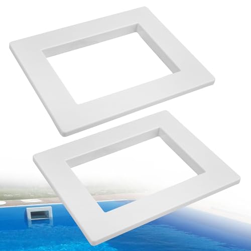 KINTLE 2 Stück SP1084F weiße Frontplattenabdeckung zum Aufstecken für Hayw-ard Auto Skim Serie Pool Automatischer Skimmer und Reiniger SP1084, Ersatz für Pool-Skimmer-Plattenabdeckung KINTLE 2 Stück SP1084F weiße Frontplattenabdeckung zum Aufstecken für Hayw-ard Auto Skim Serie Pool Automatischer Skimmer und Reiniger SP1084, Ersatz für Pool-Skimmer-Plattenabdeckung von KINTLE