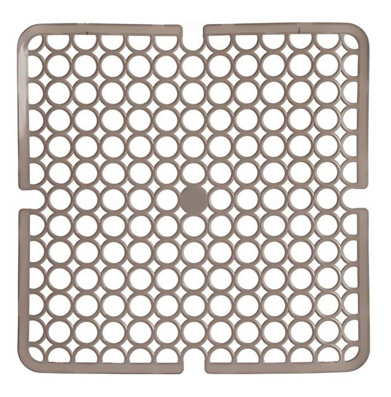 KINVARA Abtropfmatte SPÜLBECKEN EINLAGE 28x28cm eckig Spülbeckenmatte Spülmatte 85 (Beige), Spülbeckeneinlage Abtropfmatte Matte von KINVARA
