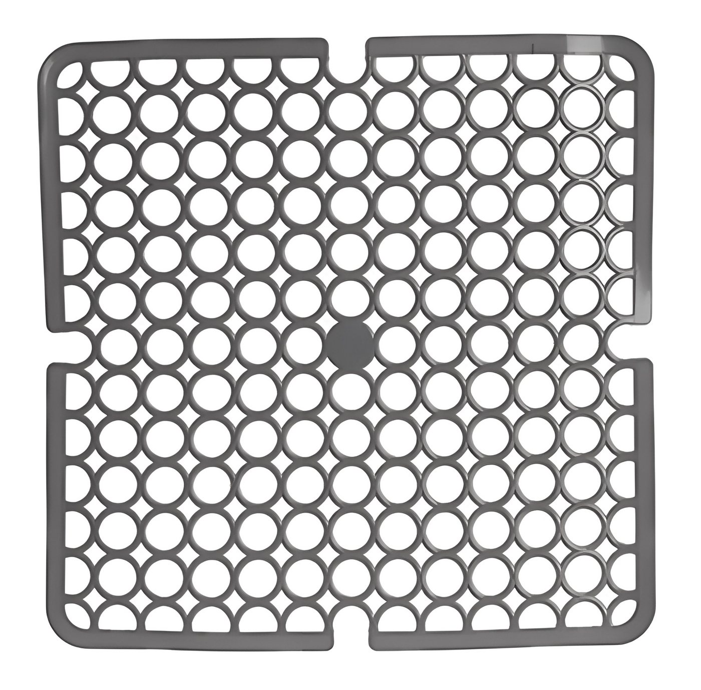 KINVARA Abtropfmatte SPÜLBECKEN EINLAGE 28x28cm eckig Spülbeckenmatte Spülmatte 85 (Grau), Spülbeckeneinlage Abtropfmatte Matte von KINVARA