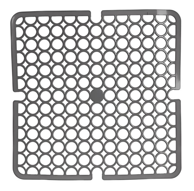 KINVARA Abtropfmatte SPÜLBECKEN EINLAGE 28x28cm eckig Spülbeckenmatte Spülmatte 85 (Grau), Spülbeckeneinlage Abtropfmatte Matte von KINVARA