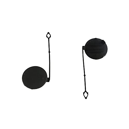 KiooS Linker rechts vorderer Tow Eye Hook Cover Cap Bumper grundiert unlackiert/fit für/Fit für X5 E70 2007 2008 2009 2010 2011(Pair) von KiooS