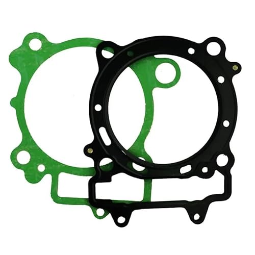 Zylinderdichtung Motorrad-Zylinderkopf-Basisdichtung, kompatibel mit KX450F KX450 F KXF450 2006-2008 KLX450R KLX450 R 2008-2017 Motorradzubehör von KiooS