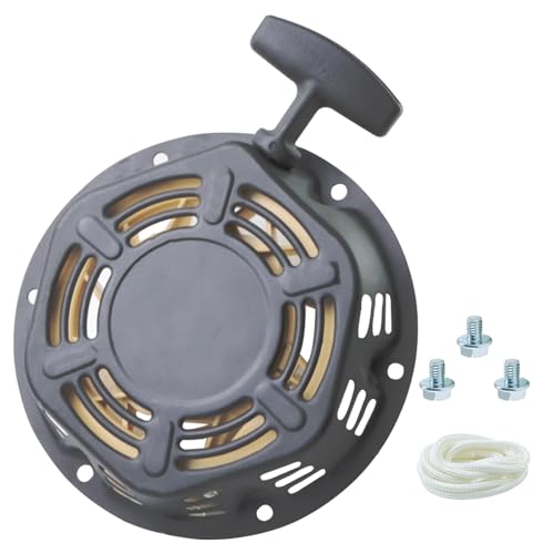KIOSFOLI Seilzugstarter für Generator Champion 196cc 212cc 224cc Pull Start Assembly 46598 3000 3500 4000 4500 Watt Generator Teile mit 2 Stück Zugschnurseil von KIOSFOLI